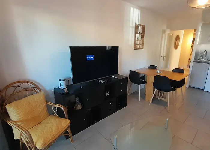 Cosy Rez Jardin 1 Chambre Plage Parking Wifi